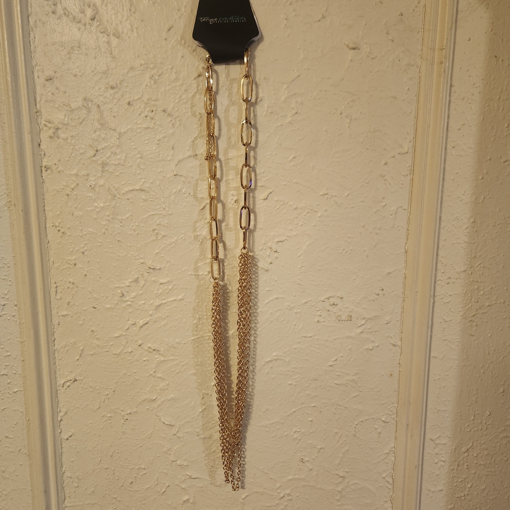 Chic Gold-Tone Chain Necklace